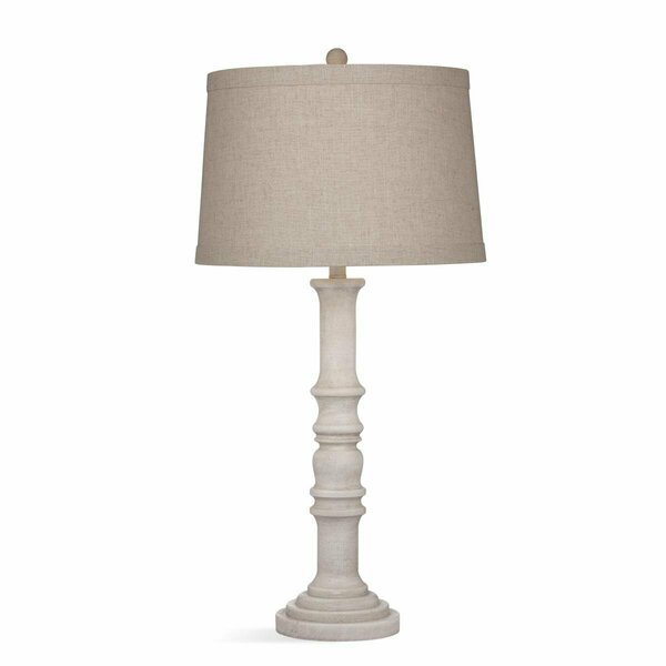 Bassett Augusta Table Lamp, White Wash - 17 x 17 x 34 in. L3519T